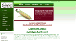 Desktop Screenshot of pinnaclecornstoves.com